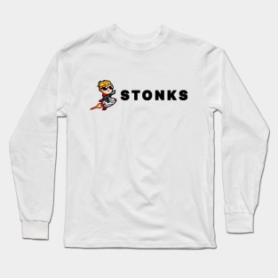 Wall Street Bets Stonks Long Sleeve T-Shirt